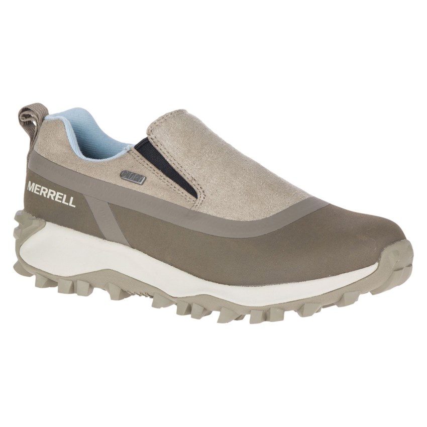 Chaussures Randonnée Merrell Thermo Snowdrift Moc Shell Waterproof Marron Clair Femme | J.V.IQSK